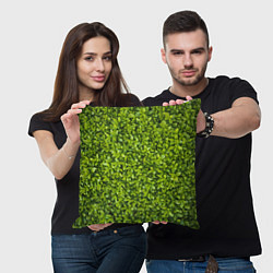 Подушка квадратная Зеленая травка, цвет: 3D-принт — фото 2