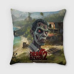 Подушка квадратная Zombie dead island 2