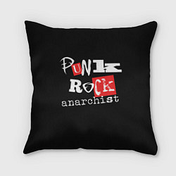 Подушка квадратная Панк-рок анархист