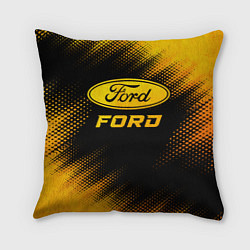 Подушка квадратная Ford - gold gradient