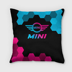 Подушка квадратная Mini - neon gradient