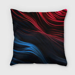 Подушка квадратная Blue red black