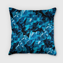 Подушка квадратная Кристаллическая текстура, цвет: 3D-принт