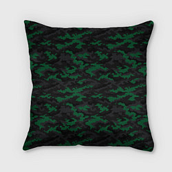 Подушка квадратная Точечный камуфляжный узор Spot camouflage pattern