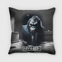 Подушка квадратная Payday 3 big gorilla