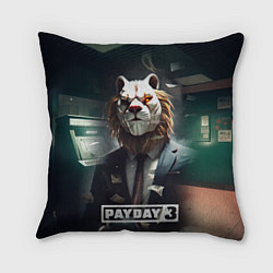 Подушка квадратная Payday 3 lion