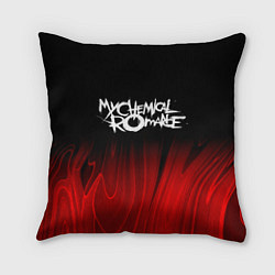 Подушка квадратная My Chemical Romance red plasma