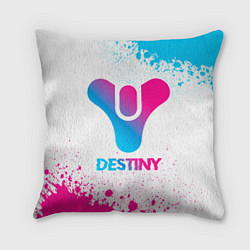Подушка квадратная Destiny neon gradient style