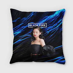 Подушка квадратная BlackPink Jennie, цвет: 3D-принт