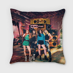 Подушка квадратная Blackpink girls poster