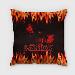 Подушка квадратная Fire Roblox
