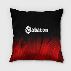 Подушка квадратная Sabaton red plasma