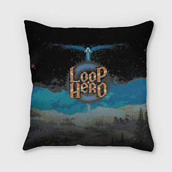 Подушка квадратная Loop Hero world