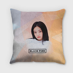 Подушка квадратная Jennie Kim Blackpink, цвет: 3D-принт
