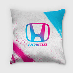 Подушка квадратная Honda neon gradient style