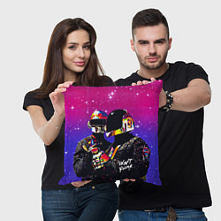 Подушка квадратная Daft Punk Discovery, цвет: 3D-принт — фото 2