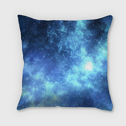 Подушка квадратная Яркие звёзды в космосе