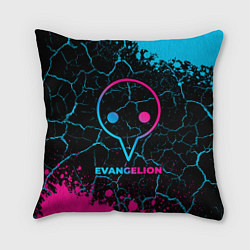 Подушка квадратная Evangelion - neon gradient