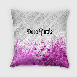 Подушка квадратная Deep Purple rock legends: символ сверху