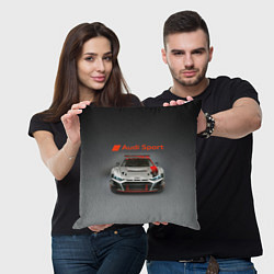Подушка квадратная Audi sport - racing car - extreme, цвет: 3D-принт — фото 2