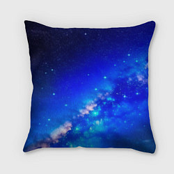 Подушка квадратная Космос млечный путь, цвет: 3D-принт