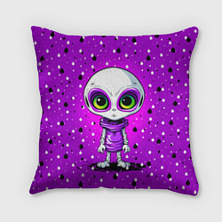 Подушка квадратная Alien - purple color