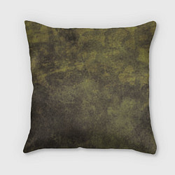Подушка квадратная Текстура - Dirty green, цвет: 3D-принт