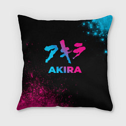 Подушка квадратная Akira - neon gradient, цвет: 3D-принт