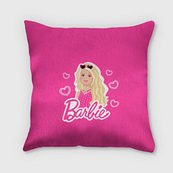 Подушка квадратная Кукла Барби, цвет: 3D-принт