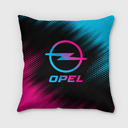 Подушка квадратная Opel - neon gradient