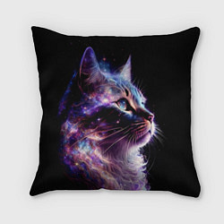 Подушка квадратная Галактический кот