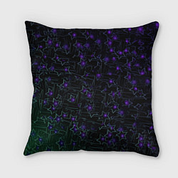 Подушка квадратная Звездные сети, цвет: 3D-принт