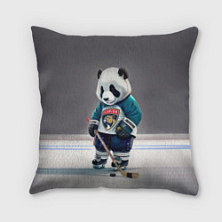 Подушка квадратная Panda striker of the Florida Panthers