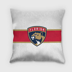 Подушка квадратная Florida panthers - uniform - hockey, цвет: 3D-принт