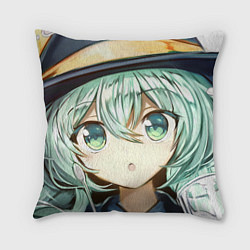 Подушка квадратная Touhou Project Милая Койши Комейдзи, цвет: 3D-принт