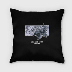 Подушка квадратная Атакующий Леви Аккерман - Атака титанов, цвет: 3D-принт