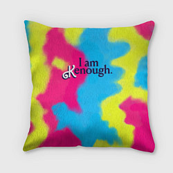 Подушка квадратная I Am Kenough Tie-Dye