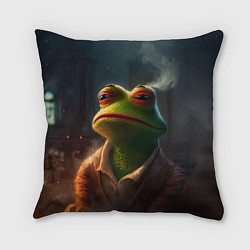 Подушка квадратная Frog Pepe