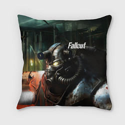 Подушка квадратная Fallout dark style