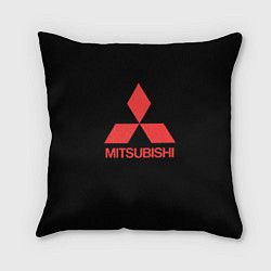 Подушка квадратная Mitsubishi sportcar, цвет: 3D-принт
