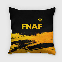 Подушка квадратная FNAF - gold gradient: символ сверху