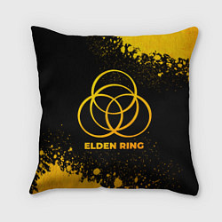 Подушка квадратная Elden Ring - gold gradient