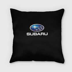 Подушка квадратная Subaru sport auto car