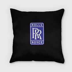 Подушка квадратная Rolls Royce, цвет: 3D-принт