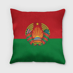 Подушка квадратная Республика Беларусь, цвет: 3D-принт