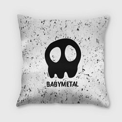 Подушка квадратная Babymetal glitch на светлом фоне, цвет: 3D-принт