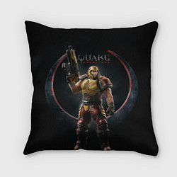 Подушка квадратная Quake - Ranger, цвет: 3D-принт