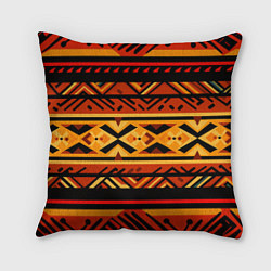 Подушка квадратная Узор в этническом стиле масаев