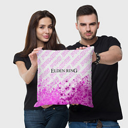Подушка квадратная Elden Ring pro gaming посередине, цвет: 3D-принт — фото 2