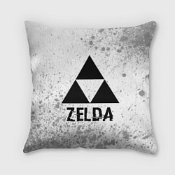 Подушка квадратная Zelda glitch на светлом фоне